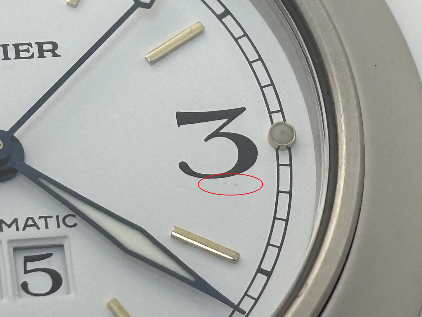 Cartier Pasha C Big Date W31044M7 Automatic, Serviced And Polished