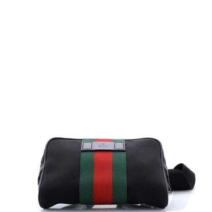 Gucci Web Zip Around Waist Bag Techno Canvas