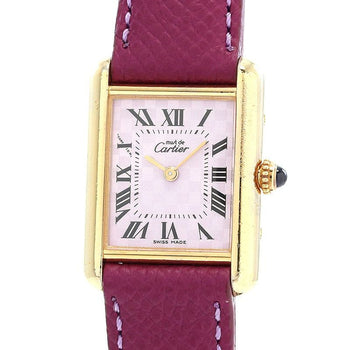 Cartier Must Tank Sm Vermeil 2003 Christmas Limited Edition W1017554