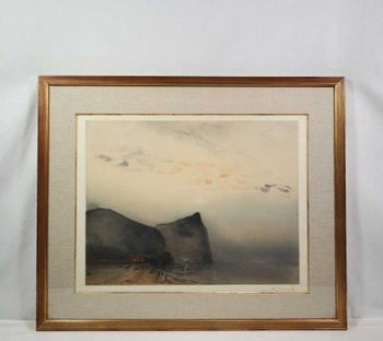 Kaiko Moti San Antonio Signed Color Etching Ltd 75 Atelier 17 Paris Landscape
