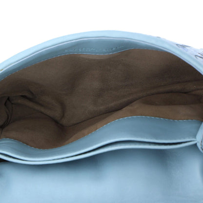 Bottega Veneta Olimpia Crossbody Bag Intrecciato Nappa With Snakeskin Small