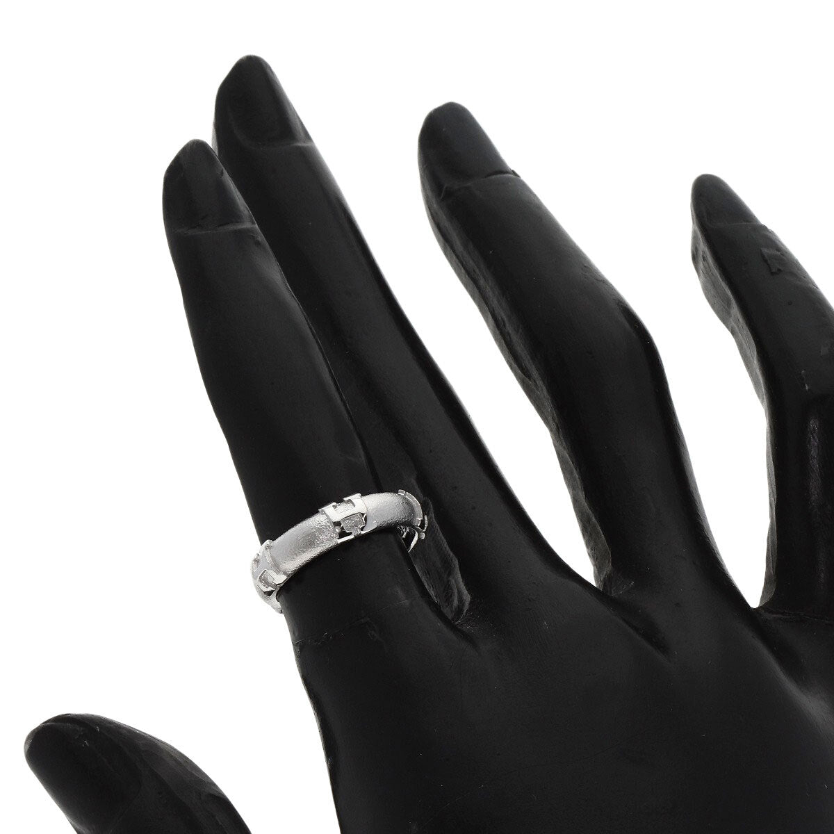 Hermes Fidelite # 47 Ring K18 White Gold Ladies []