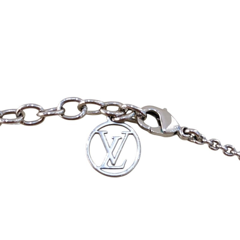 Louis Vuitton Essential V Necklace Metal Silver
