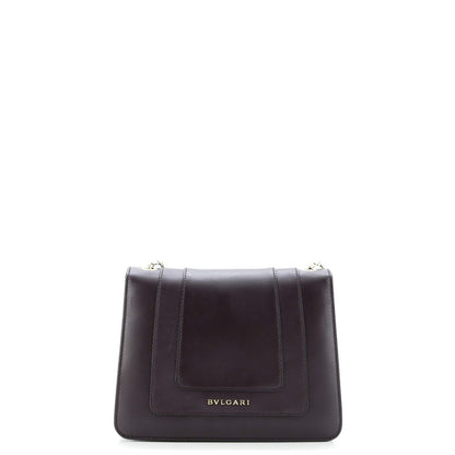 Bvlgari Serpenti Forever Square Shoulder Bag Leather Small