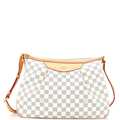 Louis Vuitton Siracusa Handbag Damier Mm