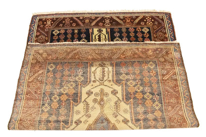 Antique Handmade Geometric Tribal Style Oriental