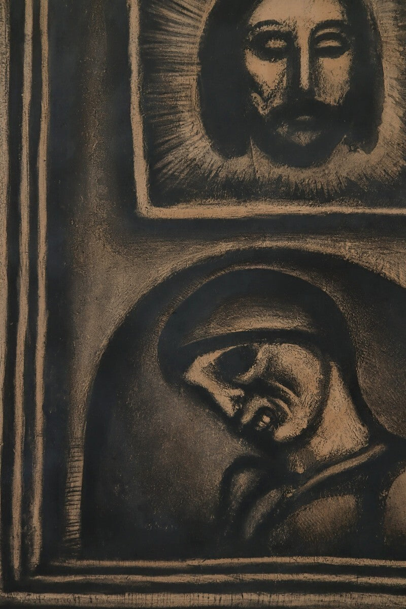 Georges Rouault Les Ruines Elles-Mmes Ont Pri 1926 Original Etching Framed