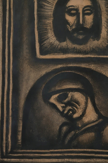 Georges Rouault Les Ruines Elles-Mmes Ont Pri 1926 Original Etching Framed