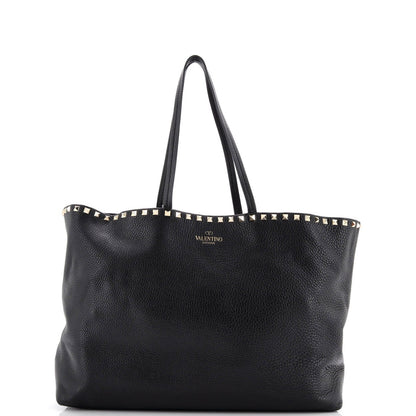 Valentino Garavani Rockstud Shopper Tote Leather Large