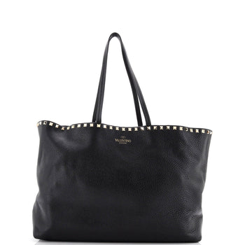Valentino Garavani Rockstud Shopper Tote Leather Large