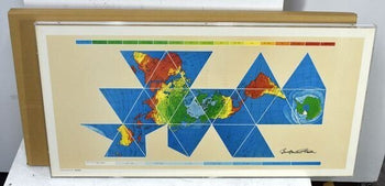 Buckminster Fuller 1979 Offset Lithograph