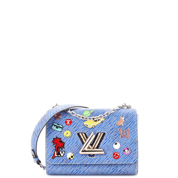 MM Louis Vuitton Twist Handbag Limited Edition Pin Embellished Epi Leather