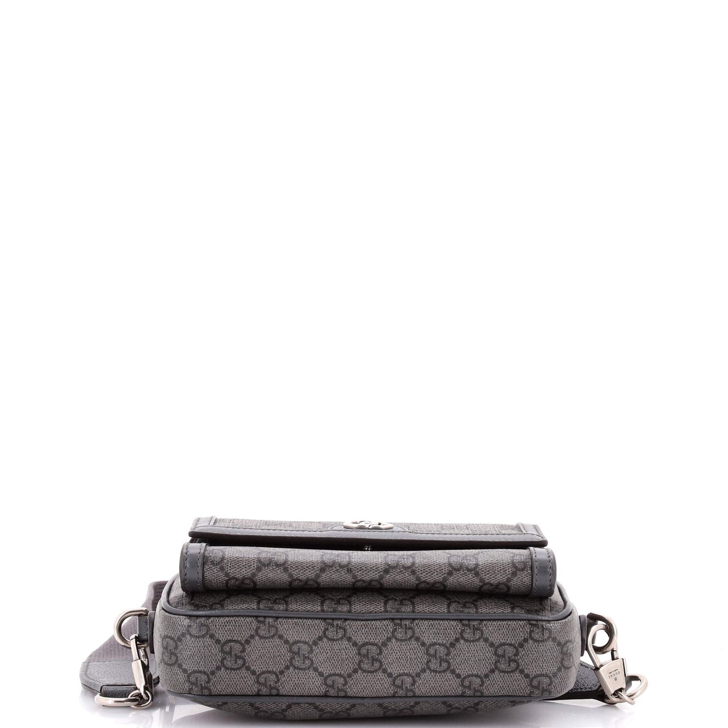 Gucci Ophidia Front Pocket Camera Bag Gg Coated Canvas Mini