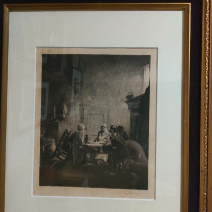 Ferdinand Schmutzer Signed Original Etching -Die