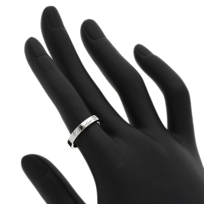 Cartier   Ring Engraved 2P Diamond #50 Platinum