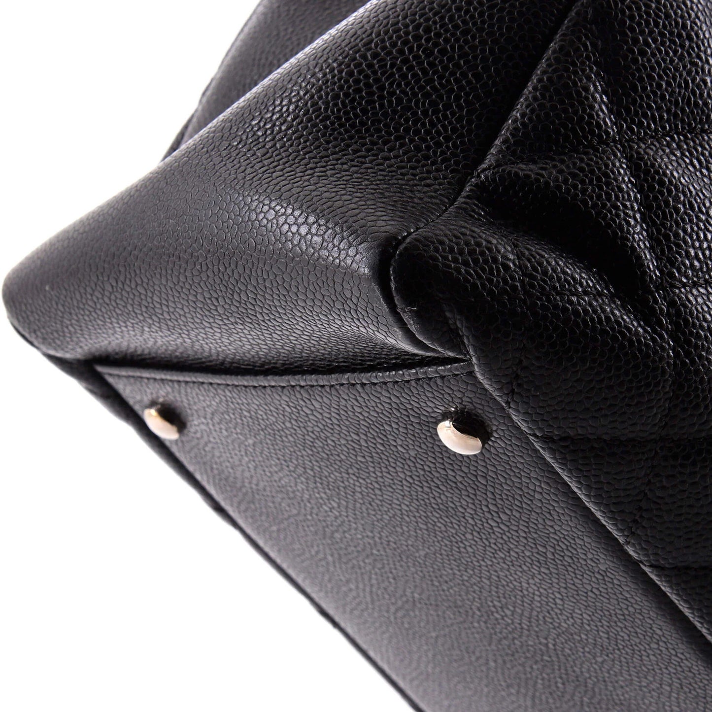 Chanel Grand Shopping Tote Quilted Caviar Xl