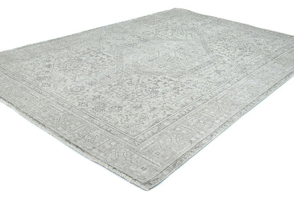 Handmade Distressed Vintage Oriental Rug 6X9 ft