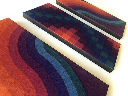 Verner Panton Set Of 3 Mira-Rauka Kurven Multi