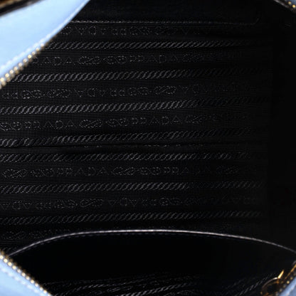 Prada Esplanade Tote City Calf And Greca Saffiano Medium