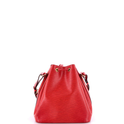 Louis Vuitton Petit Noe Handbag Epi Leather