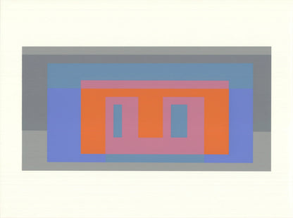 Josef Albers Formulation: Articulation I " Serigraph Abstract Gray