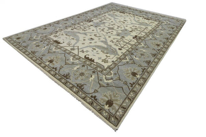 Handmade Wool Oushak Oriental Rug Extra Large