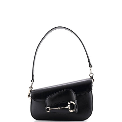 Gucci Horsebit 1955 Asymmetric Shoulder Bag Leather Mini