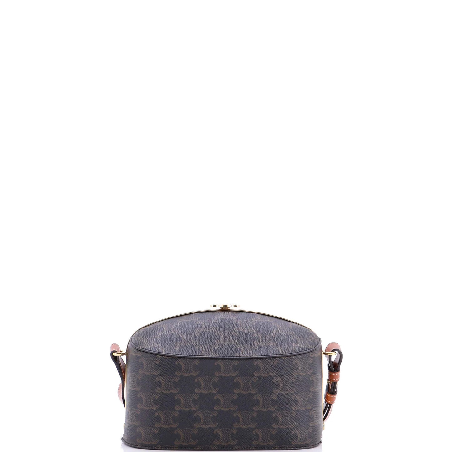 Celine Lunch Box Bag Triomphe Coated Canvas