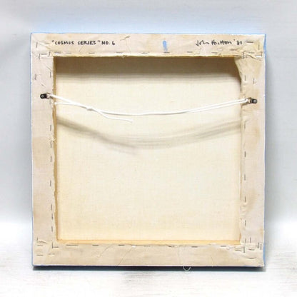 FRAMED ORIGINAL PAINTING ON CANVAS ACRYLIC SERIES BY JOHN HUTTON NO6 COSMOS