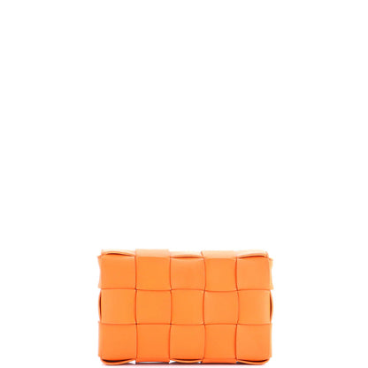 Bottega Veneta Cassette Crossbody Bag Maxi Intrecciato Leather Small