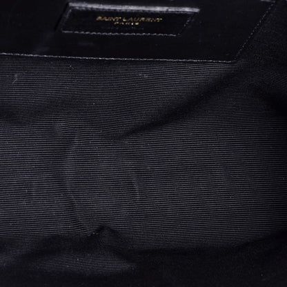 Saint Laurent Classic Monogram Tassel Crossbody Bag Suede Medium