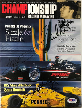 Sam Hornish Jr Christian Da Matta Gil De Ferran Signed Championship Racing April