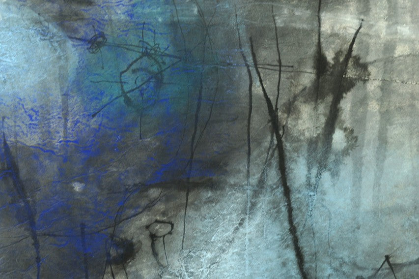 Mixed media painting exhibit miwa nishimura itabashi art museum 1995 part