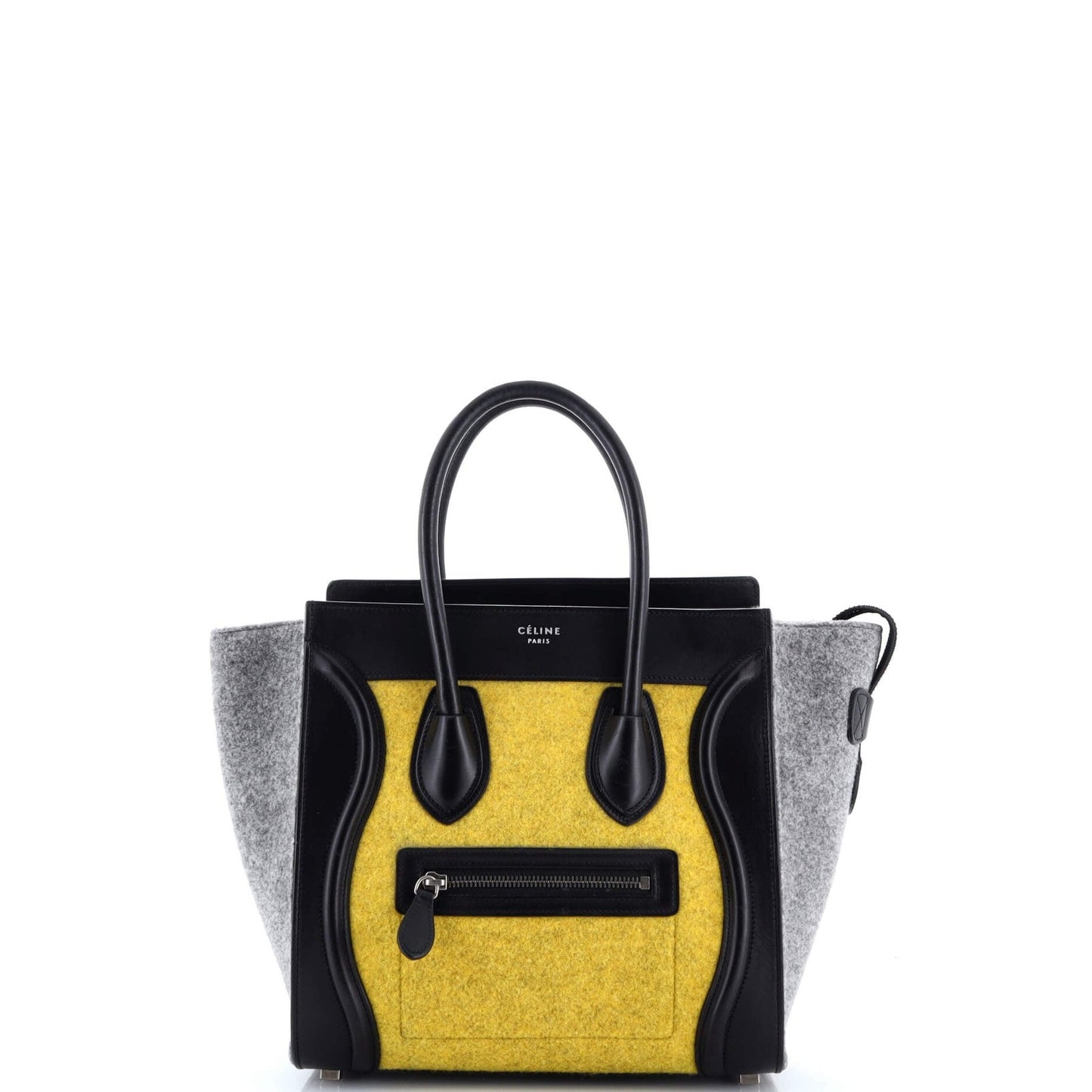 Celine Tricolor Luggage Bag Felt Micro