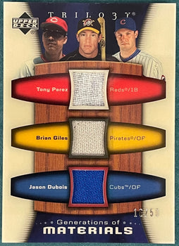 Tony Perez Brian Giles Jason Dubois Upper Deck