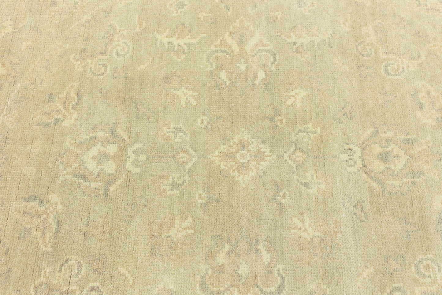 Floral Transitional Hand-Knotted Round Oriental Rug Home Decor Carpet 6X6 Ft