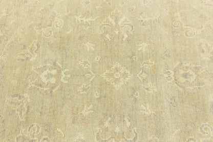 Floral Transitional Hand-Knotted Round Oriental Rug Home Decor Carpet 6X6 Ft