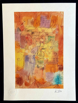 Paul Klee Lithograph Signed Numbered Stamp - Josef Albers