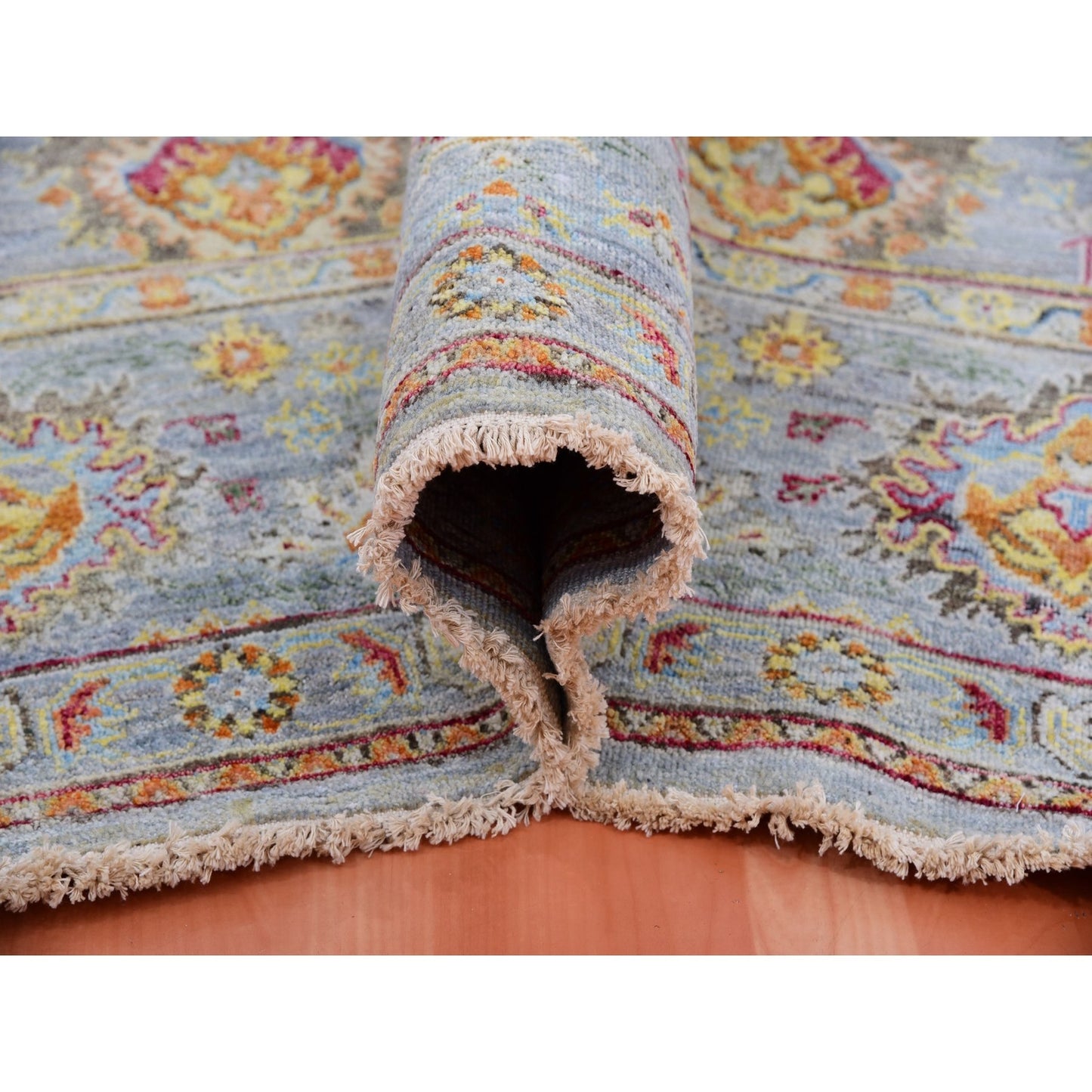 8'X10' Gray Sultanabad Reimagined 100% Wool Hand Knotted Oriental Rug