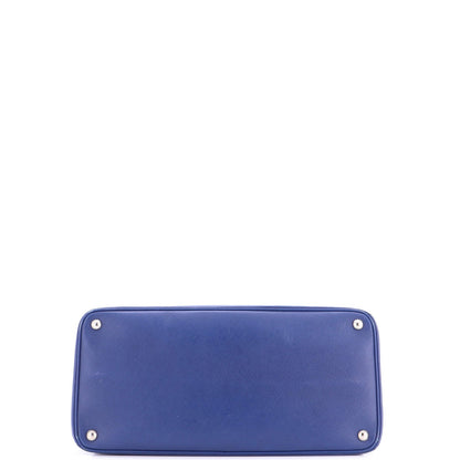 Prada Turnlock Cuir Twin Tote Saffiano Leather Medium