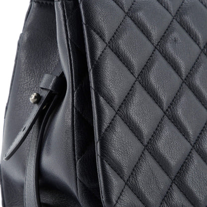 Chanel City Rock Flap Bag Quilted Goatskin Large
