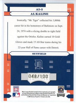Al Kaline Autographed 2004 Playoff Absolute Memorabilia Absolutely Ink Card #Ai-