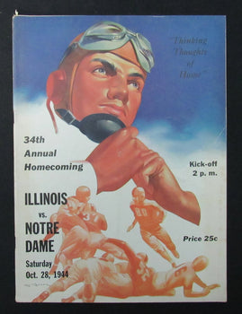 10/28/1944 Illinois Vs. Notre Dame College