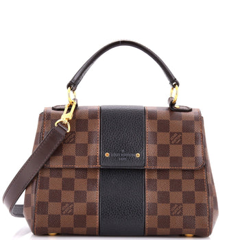Louis Vuitton Bond Street Handbag Damier With Leather Bb