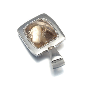 De Beers Talisman Number Pendant Rough-Cut