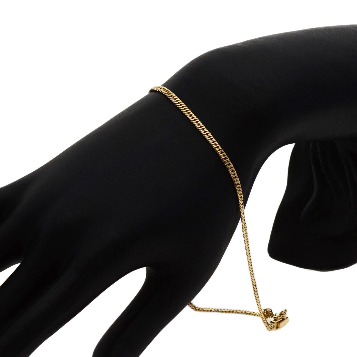 Curb Chain Kihei W6 Side Bracelet K18 Yellow Gold
