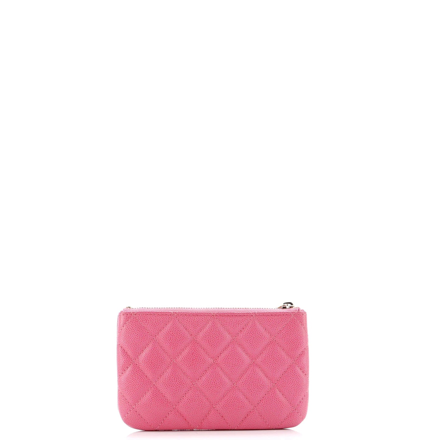 Chanel Classic O Case Pouch Quilted Caviar Mini
