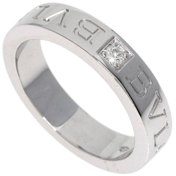 BVLGARI   Ring Double logo 1P Diamond K18 White