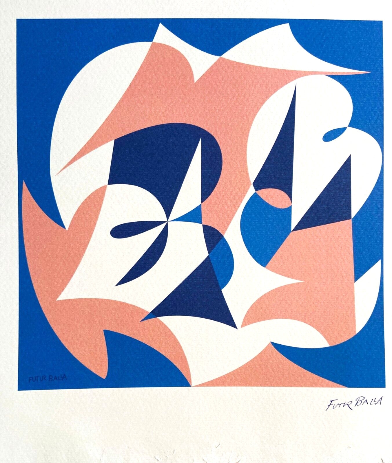 Giacomo Balla, Lithograph 1968 Venice Biennale Coa Numbered In Pencil