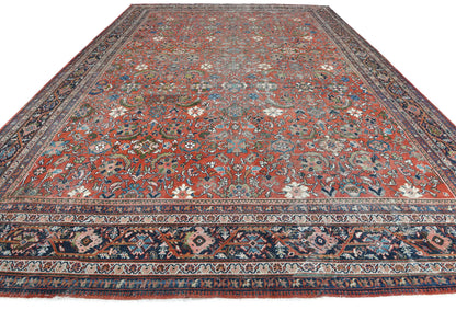 Antique Oversized Floral Vintage Style Oriental
